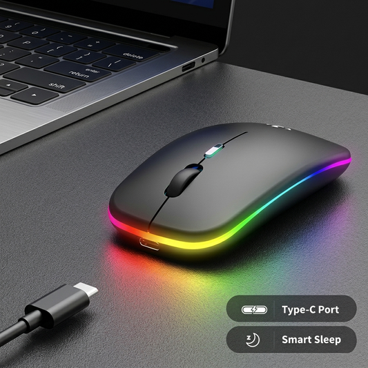 HP W10 Wireless RGB Mouse