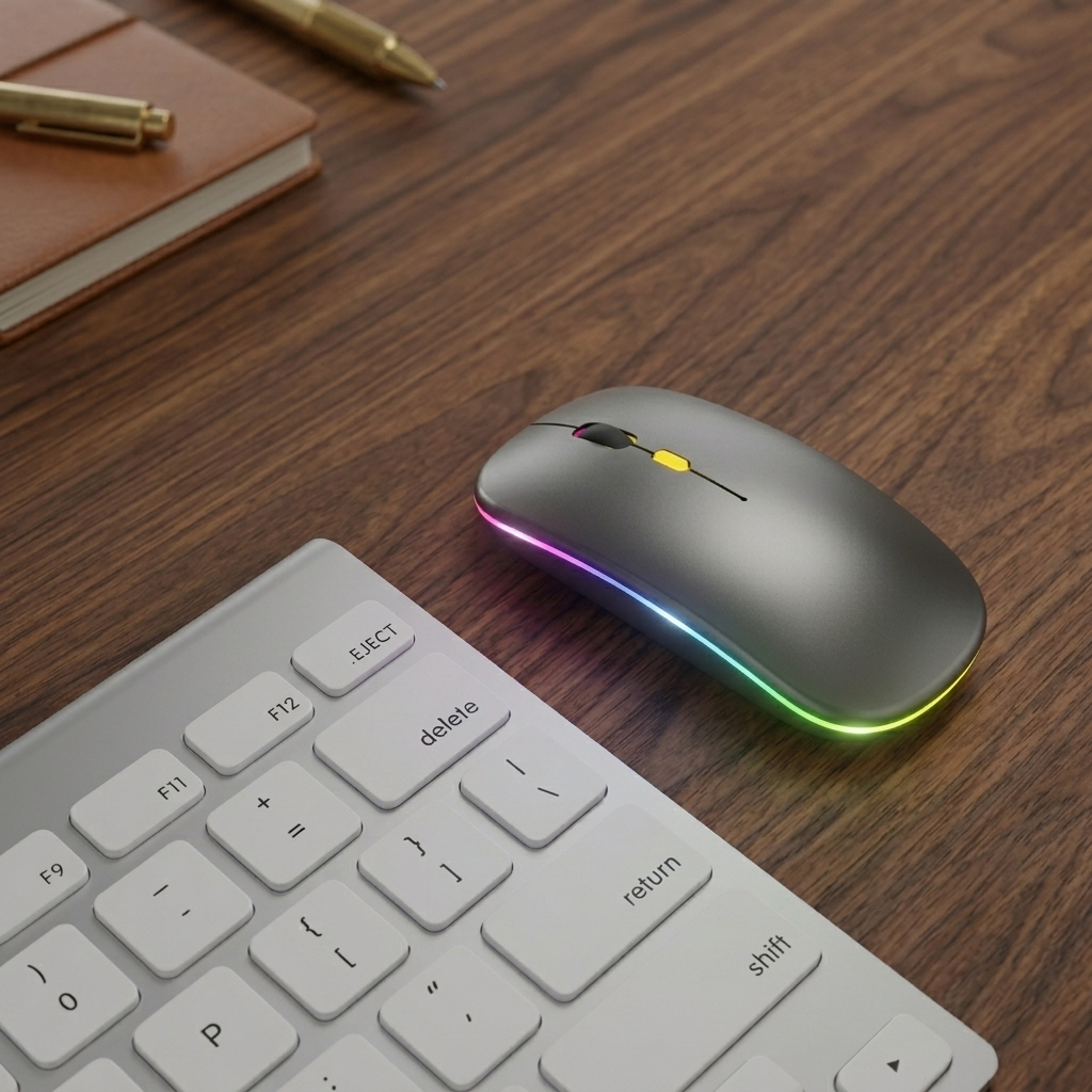 HP W10 Wireless RGB Mouse