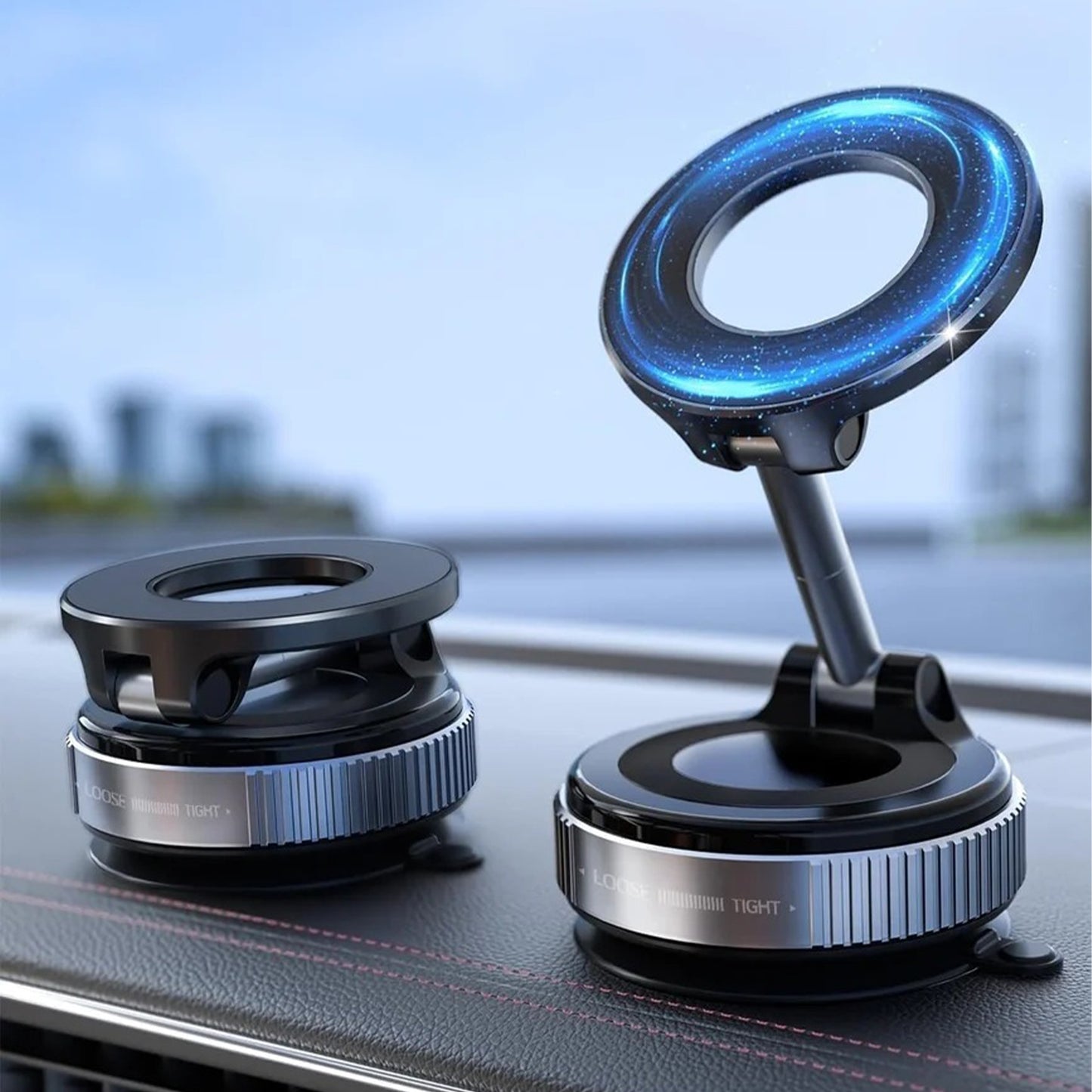Mobile Phone Holder X68, K007 | 360° Rotatable Car Mount | Strong Grip Dashboard & AC Vent Mobile Holder