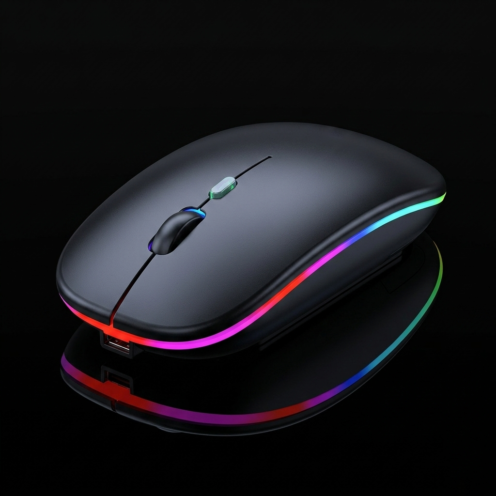 HP W10 Wireless RGB Mouse