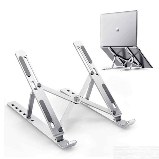 Premium Ergonomic Foldable Laptop Stand – Adjustable & Portable Aluminum Heat-Dissipation Mount