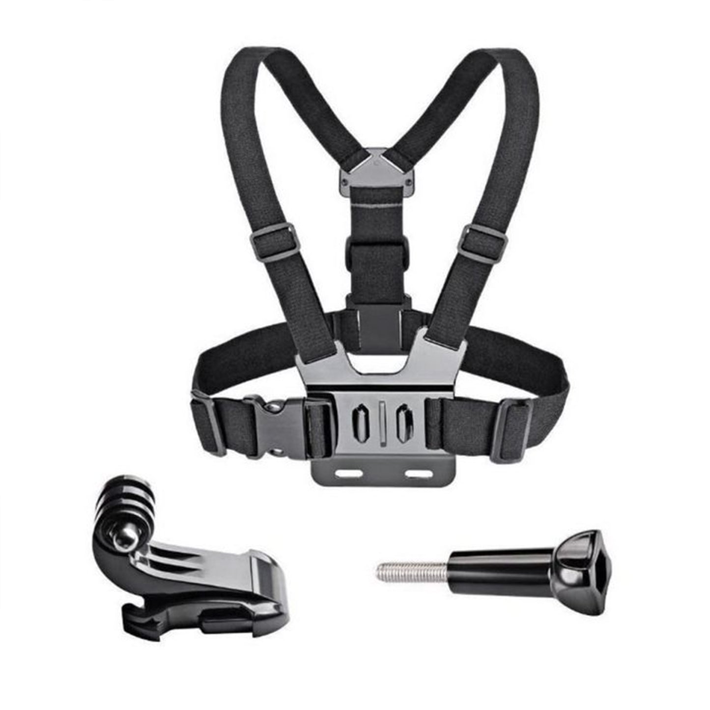 Ultimate 360° Vlogging Chest Mount Harness - Universal Smartphone & Action Cam Holder