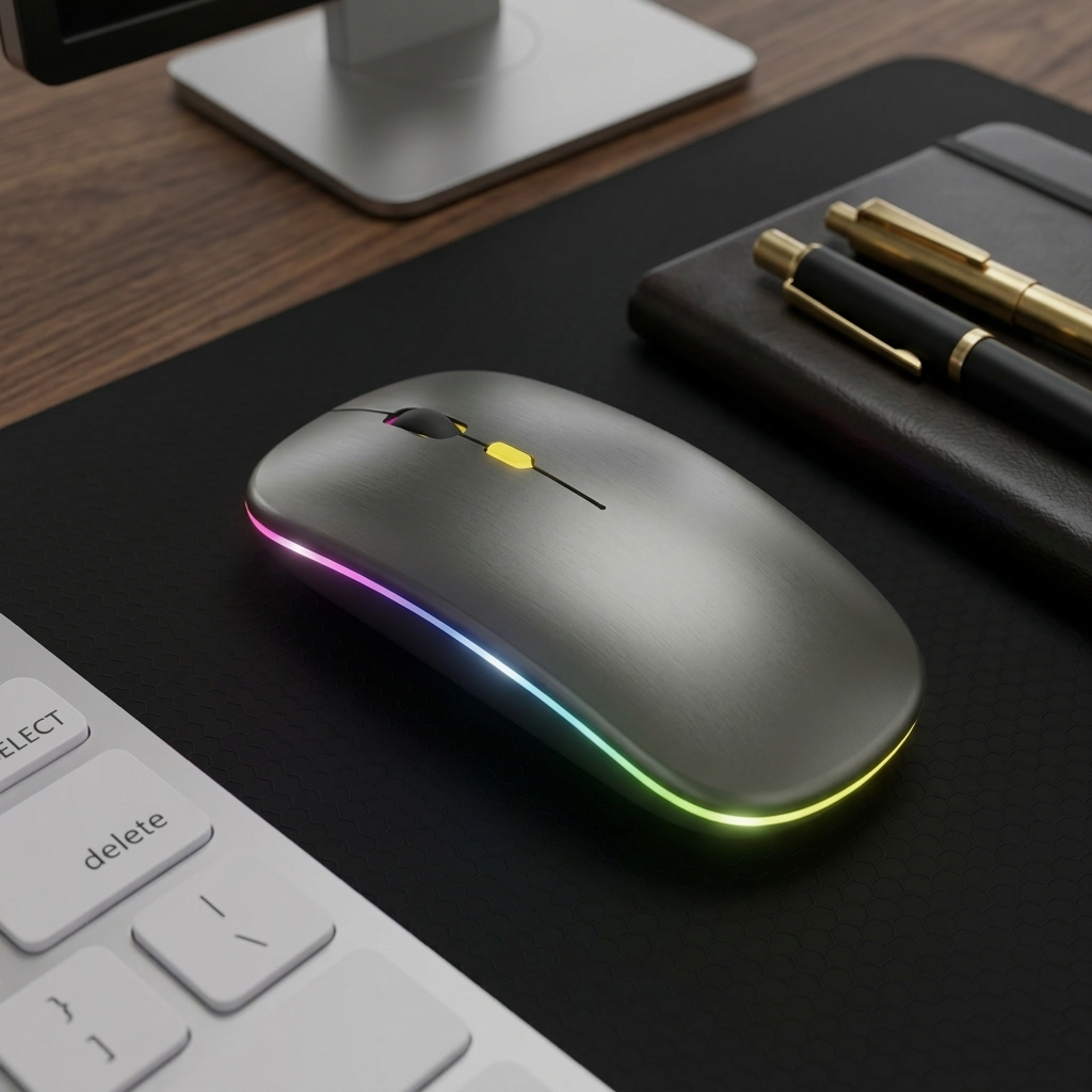 HP W10 Wireless RGB Mouse