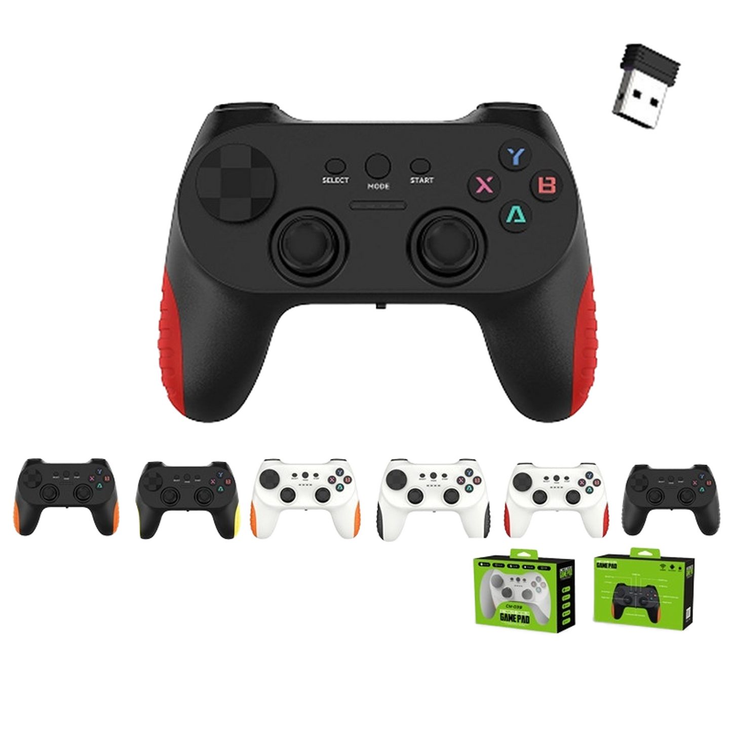 CM-039 2.4G Wireless Gamepad Controller