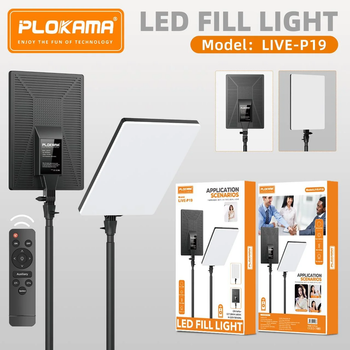 Plokama Live-P19 LED Fill Light Panel