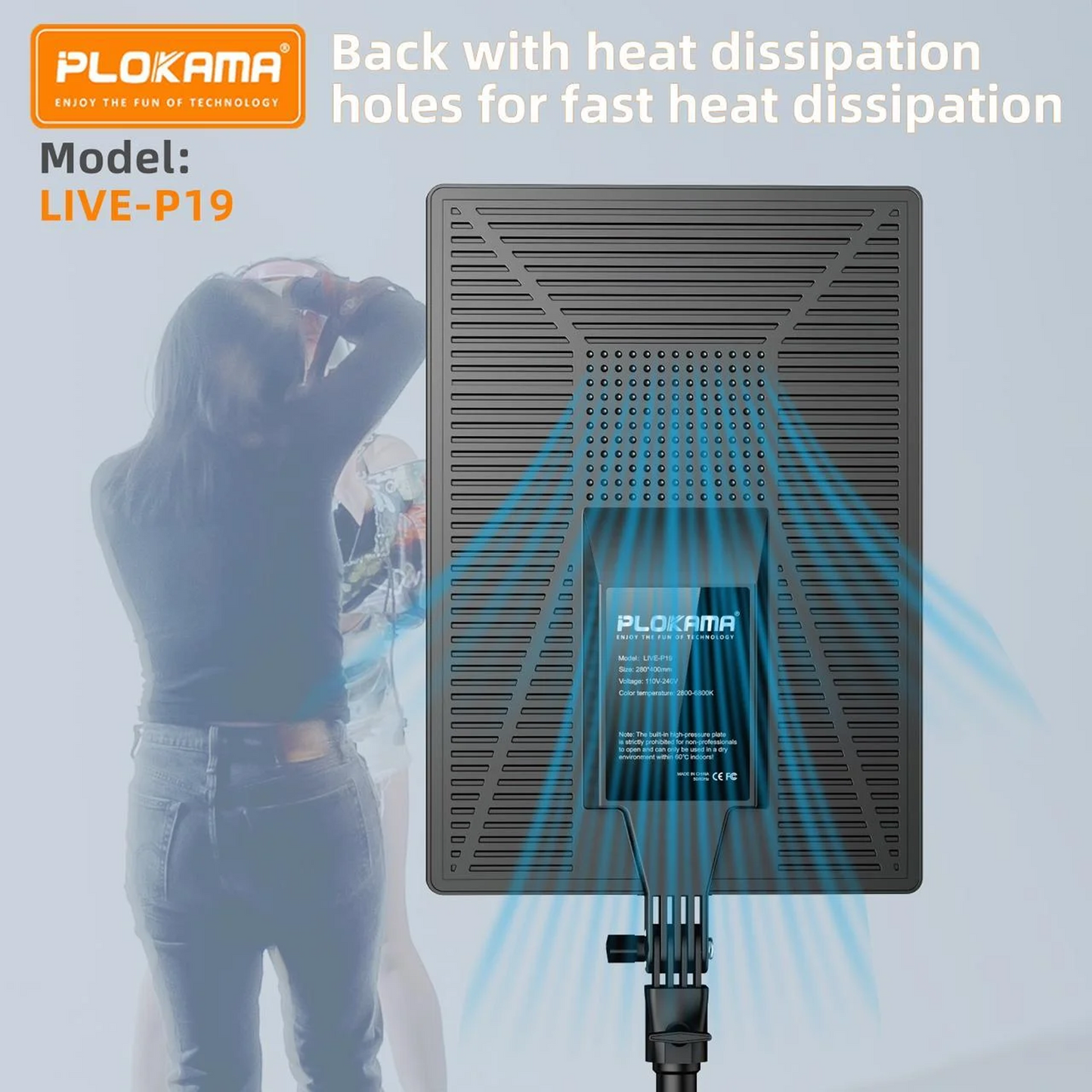 Plokama Live-P19 LED Fill Light Panel