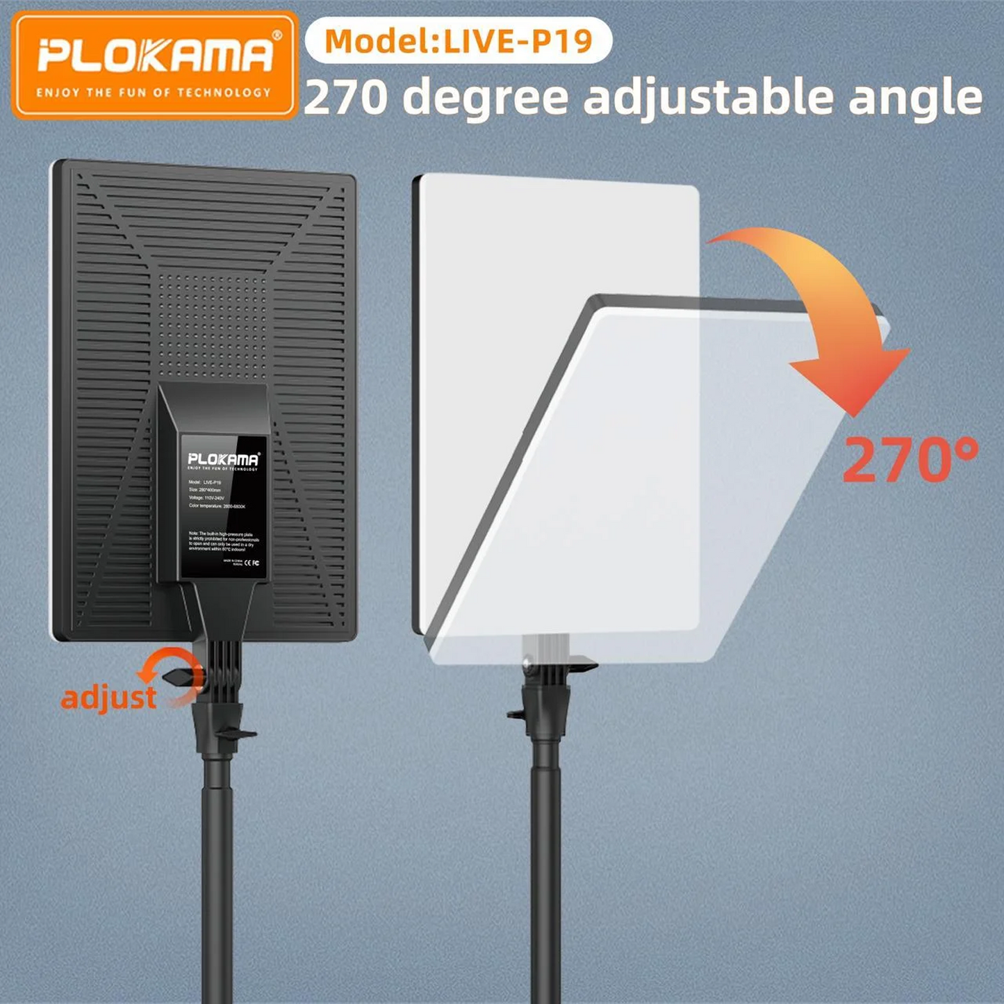 Plokama Live-P19 LED Fill Light Panel